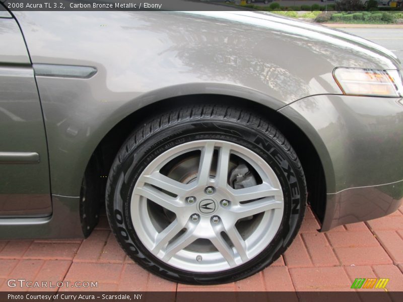 Carbon Bronze Metallic / Ebony 2008 Acura TL 3.2