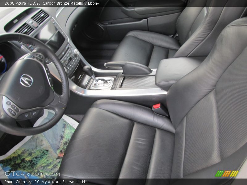 Carbon Bronze Metallic / Ebony 2008 Acura TL 3.2