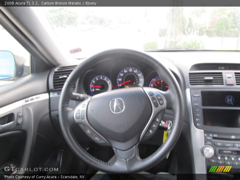 Carbon Bronze Metallic / Ebony 2008 Acura TL 3.2