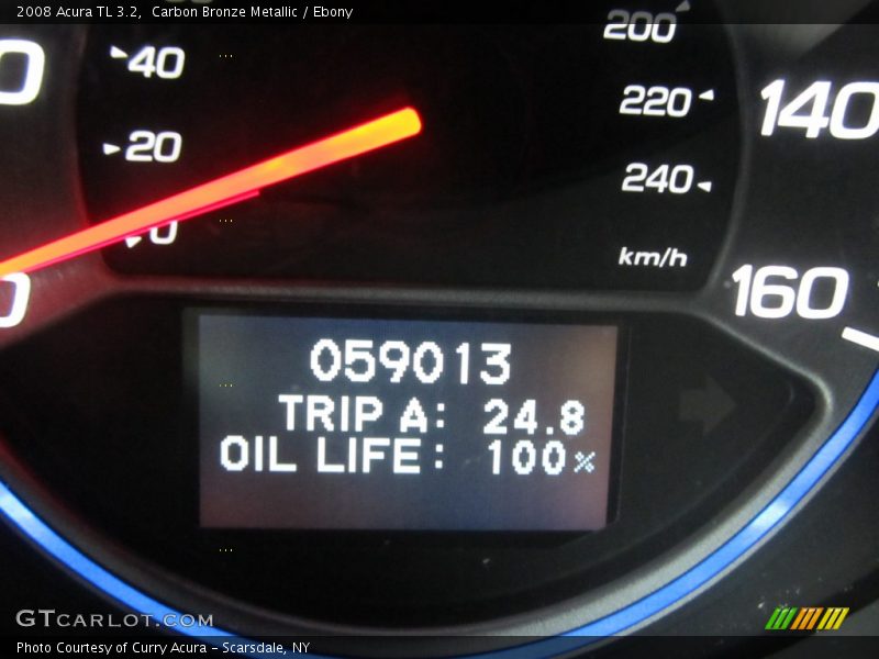 Carbon Bronze Metallic / Ebony 2008 Acura TL 3.2