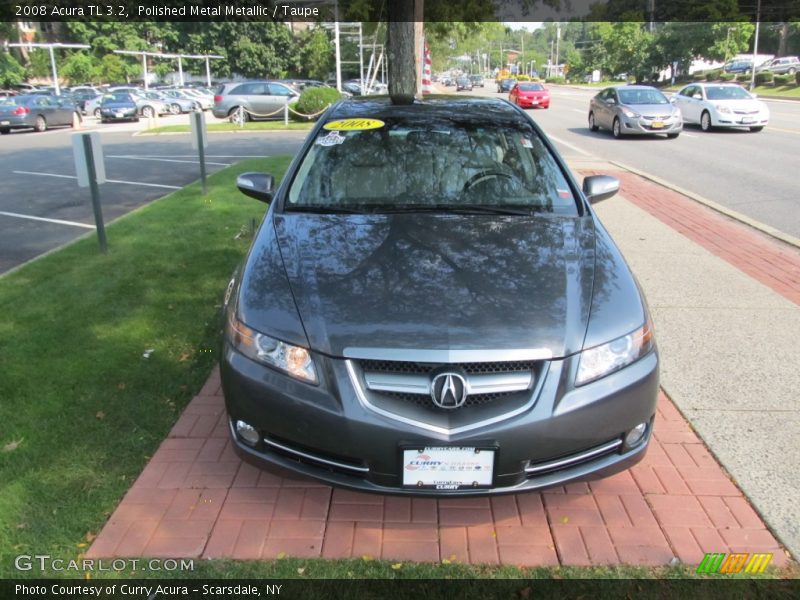 Polished Metal Metallic / Taupe 2008 Acura TL 3.2