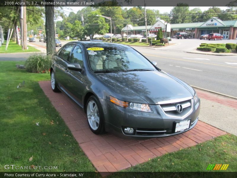 Polished Metal Metallic / Taupe 2008 Acura TL 3.2