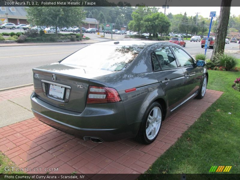 Polished Metal Metallic / Taupe 2008 Acura TL 3.2