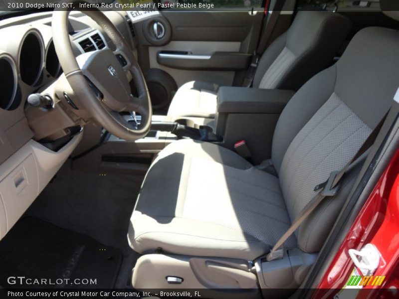 Inferno Red Crystal Pearl / Pastel Pebble Beige 2010 Dodge Nitro SXT