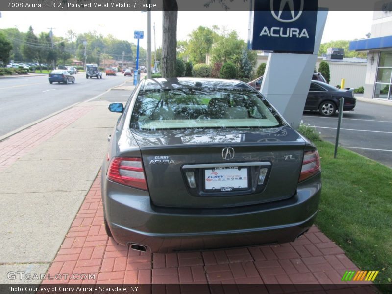 Polished Metal Metallic / Taupe 2008 Acura TL 3.2