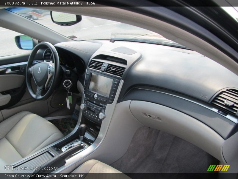 Polished Metal Metallic / Taupe 2008 Acura TL 3.2