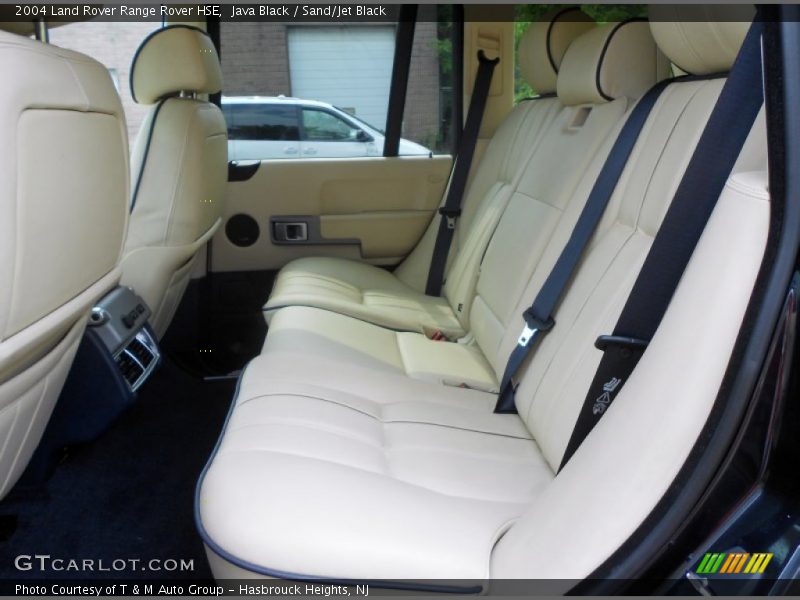  2004 Range Rover HSE Sand/Jet Black Interior