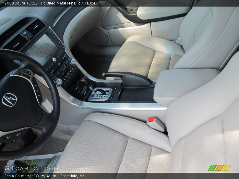 Polished Metal Metallic / Taupe 2008 Acura TL 3.2