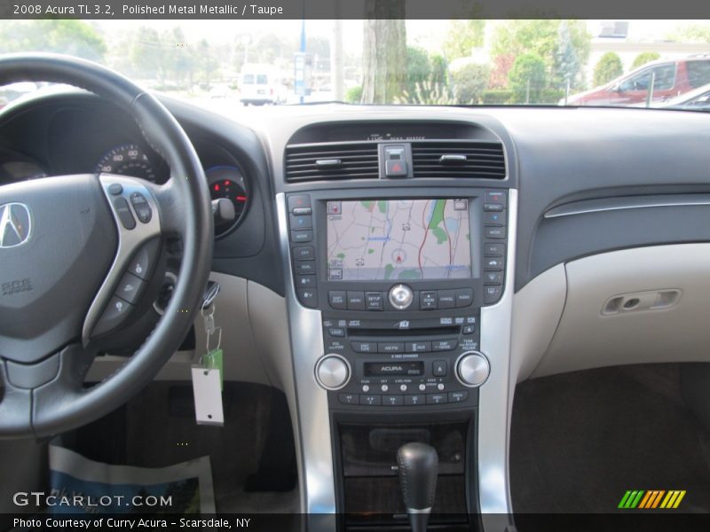 Polished Metal Metallic / Taupe 2008 Acura TL 3.2