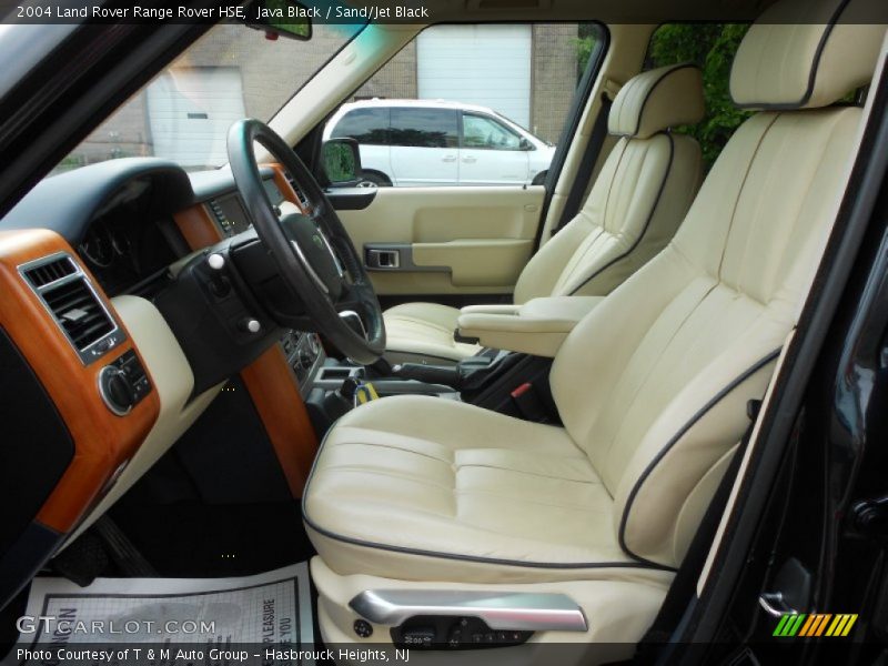  2004 Range Rover HSE Sand/Jet Black Interior