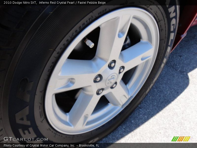 Inferno Red Crystal Pearl / Pastel Pebble Beige 2010 Dodge Nitro SXT