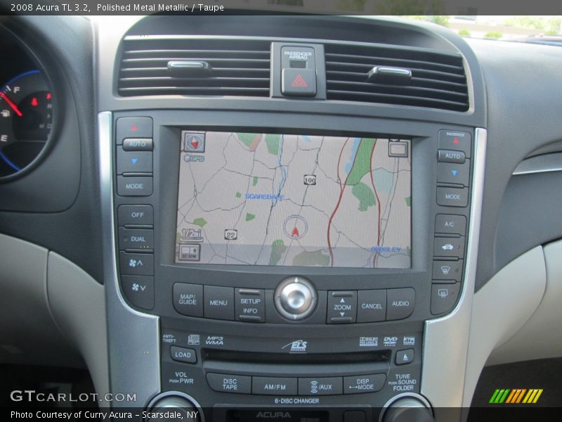Polished Metal Metallic / Taupe 2008 Acura TL 3.2
