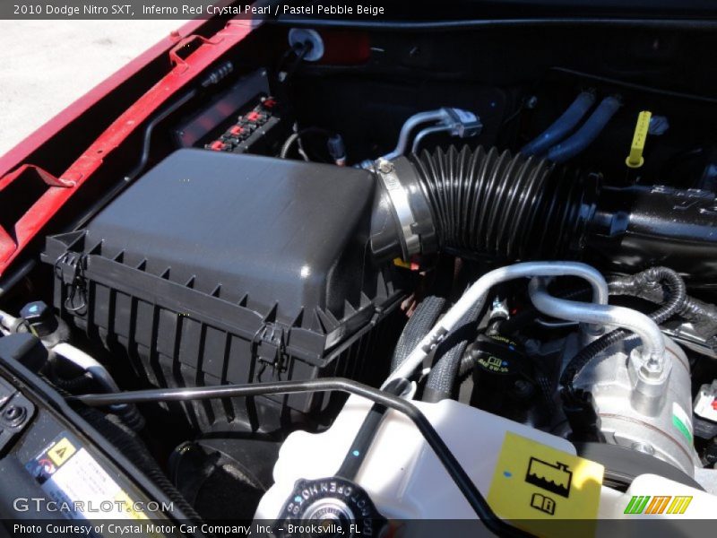 Inferno Red Crystal Pearl / Pastel Pebble Beige 2010 Dodge Nitro SXT