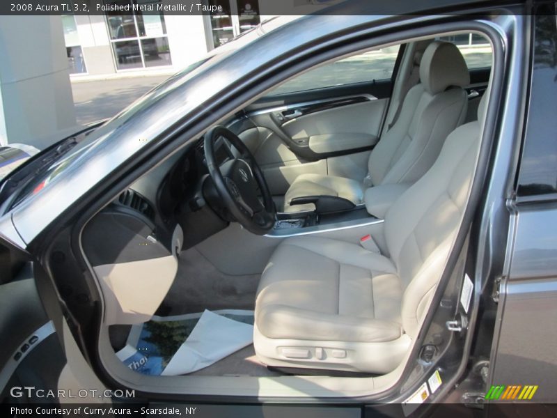 Polished Metal Metallic / Taupe 2008 Acura TL 3.2