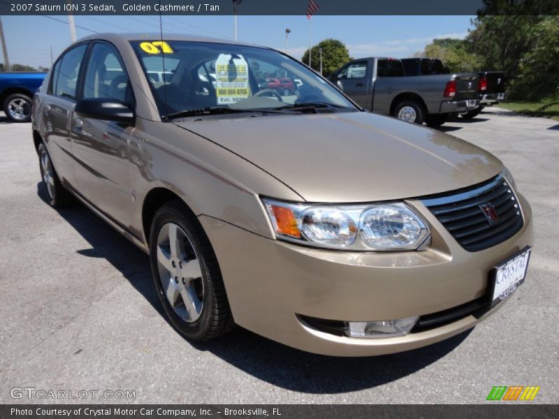 Golden Cashmere / Tan 2007 Saturn ION 3 Sedan