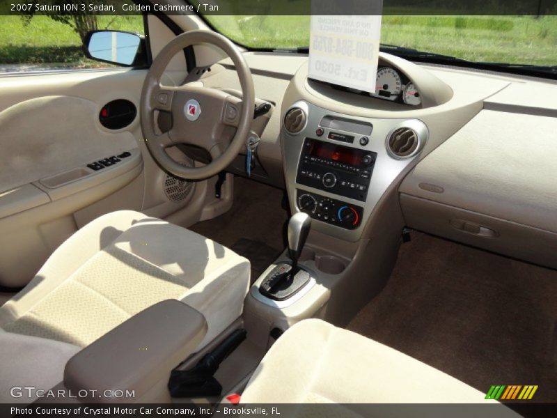 Golden Cashmere / Tan 2007 Saturn ION 3 Sedan
