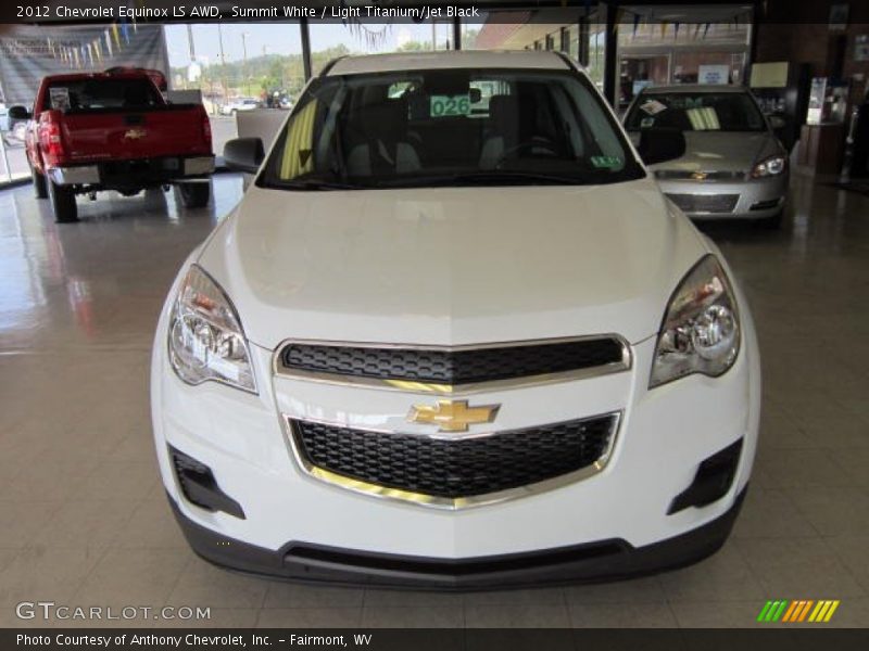 Summit White / Light Titanium/Jet Black 2012 Chevrolet Equinox LS AWD