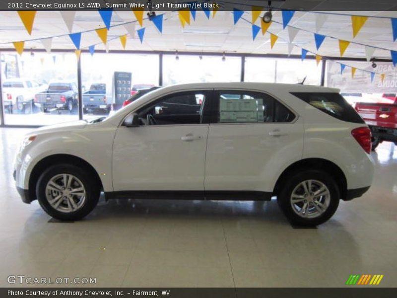 Summit White / Light Titanium/Jet Black 2012 Chevrolet Equinox LS AWD