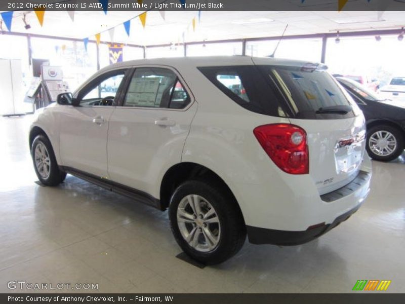 Summit White / Light Titanium/Jet Black 2012 Chevrolet Equinox LS AWD