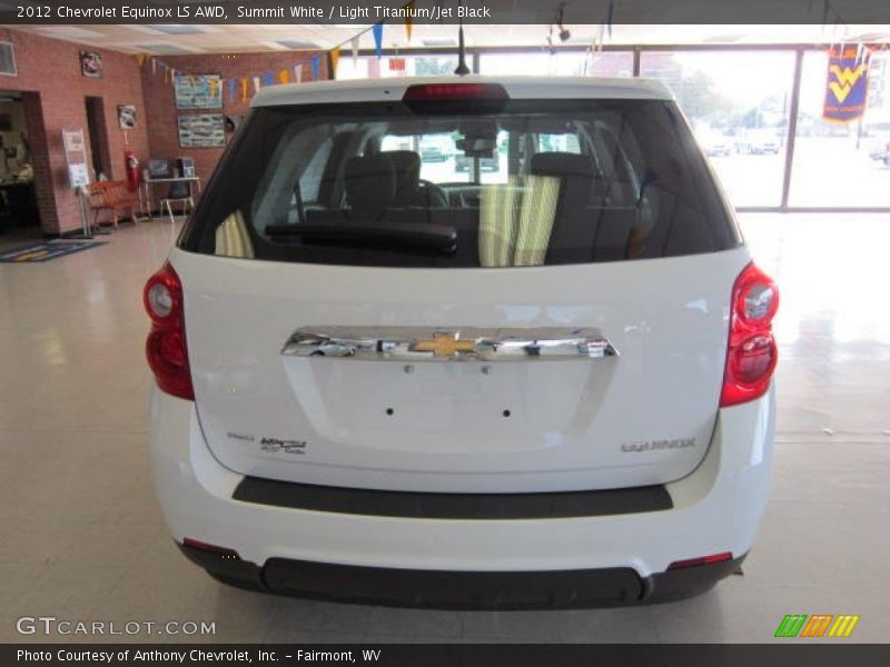 Summit White / Light Titanium/Jet Black 2012 Chevrolet Equinox LS AWD