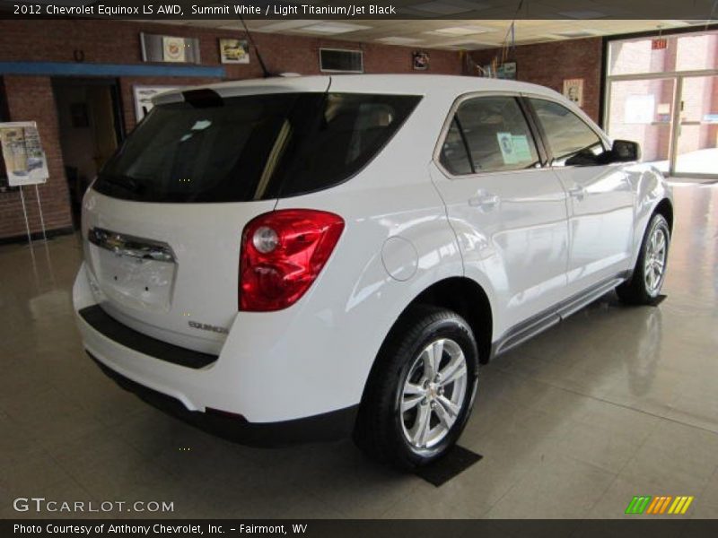 Summit White / Light Titanium/Jet Black 2012 Chevrolet Equinox LS AWD