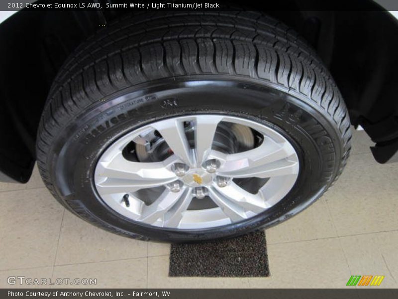 Summit White / Light Titanium/Jet Black 2012 Chevrolet Equinox LS AWD