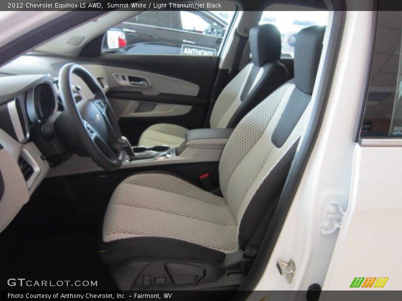 Summit White / Light Titanium/Jet Black 2012 Chevrolet Equinox LS AWD