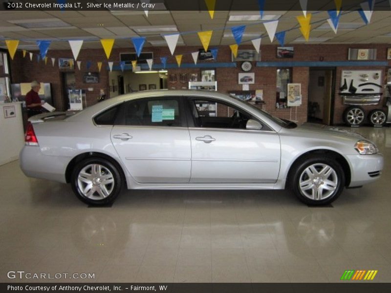 Silver Ice Metallic / Gray 2012 Chevrolet Impala LT