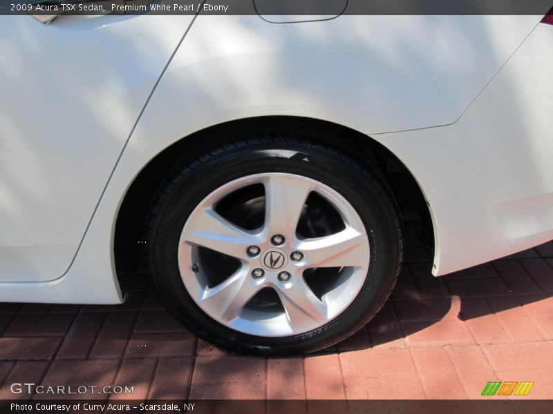 Premium White Pearl / Ebony 2009 Acura TSX Sedan