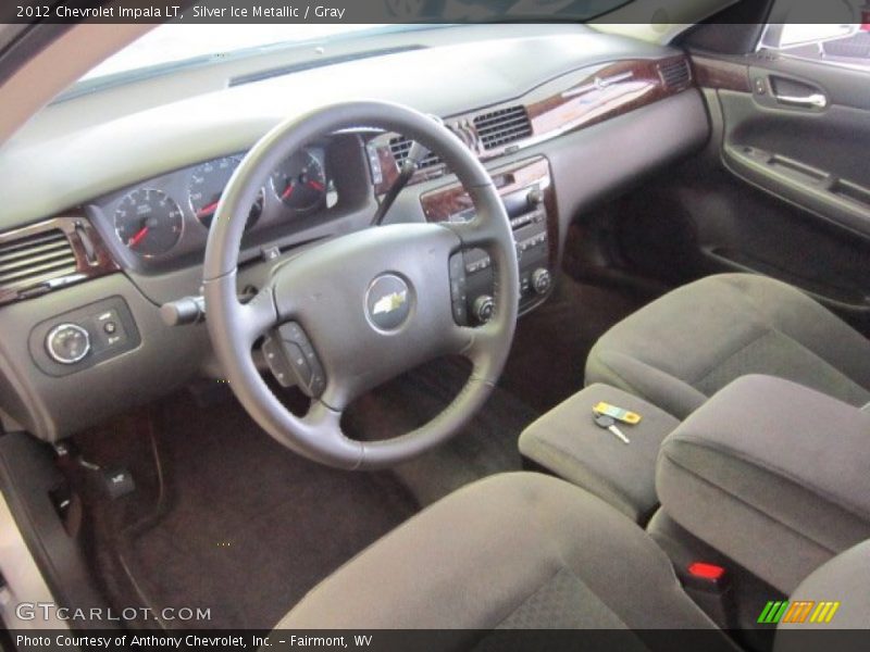 Silver Ice Metallic / Gray 2012 Chevrolet Impala LT