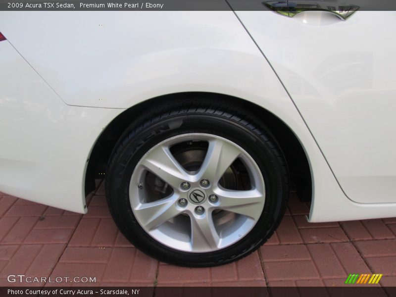 Premium White Pearl / Ebony 2009 Acura TSX Sedan