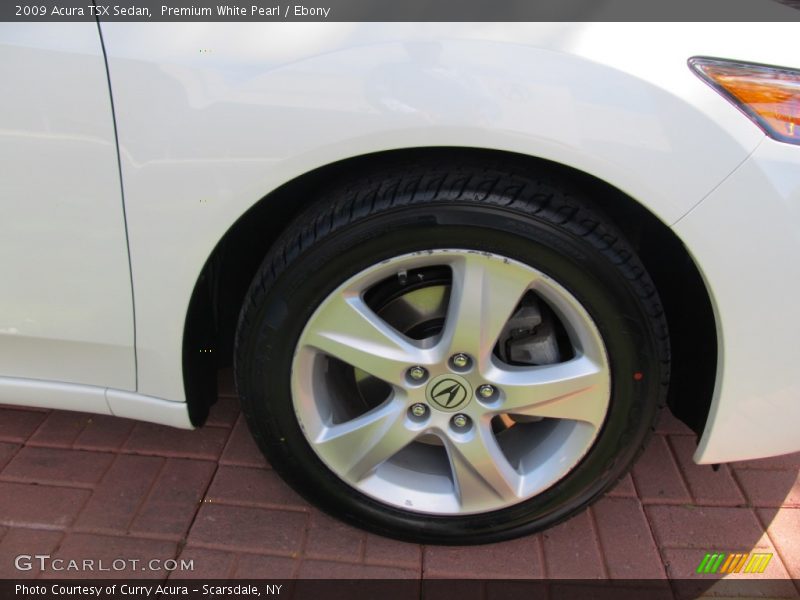 Premium White Pearl / Ebony 2009 Acura TSX Sedan