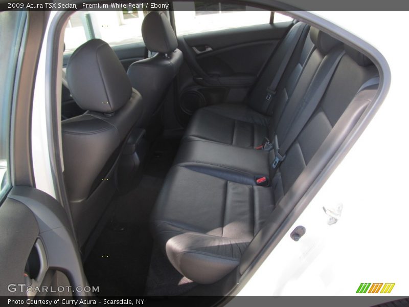 Premium White Pearl / Ebony 2009 Acura TSX Sedan
