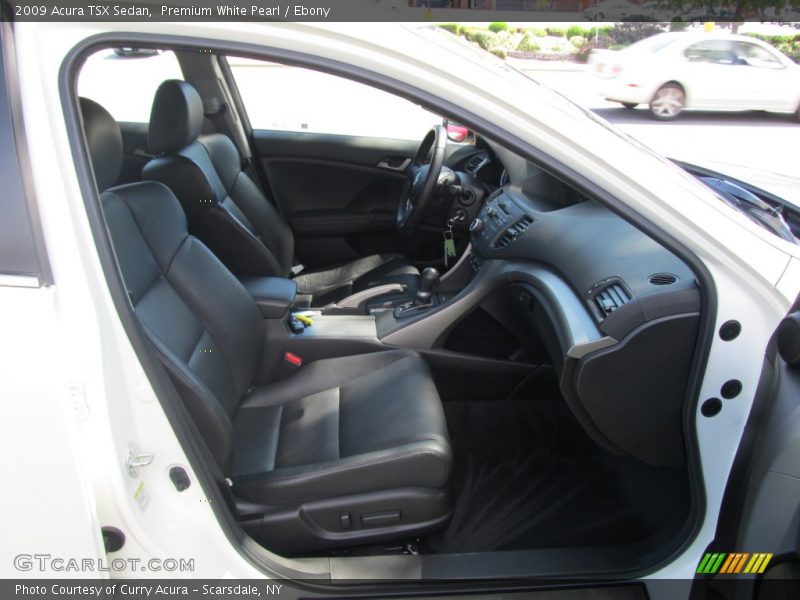 Premium White Pearl / Ebony 2009 Acura TSX Sedan