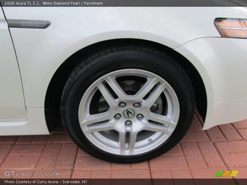 White Diamond Pearl / Parchment 2008 Acura TL 3.2