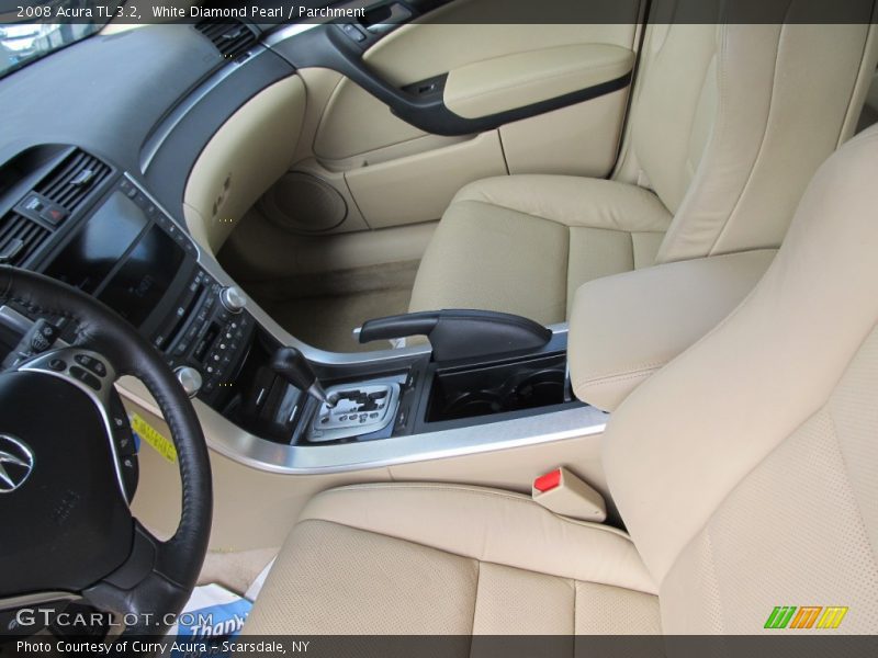 White Diamond Pearl / Parchment 2008 Acura TL 3.2