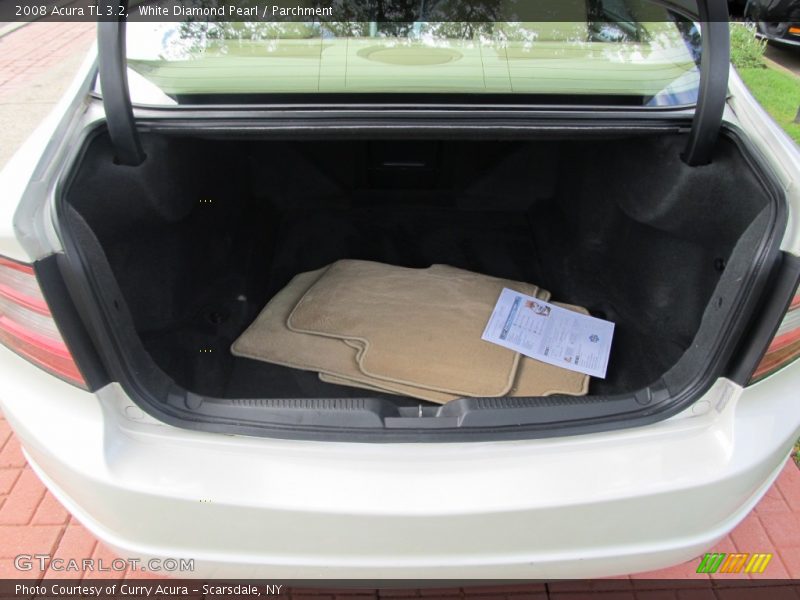 White Diamond Pearl / Parchment 2008 Acura TL 3.2