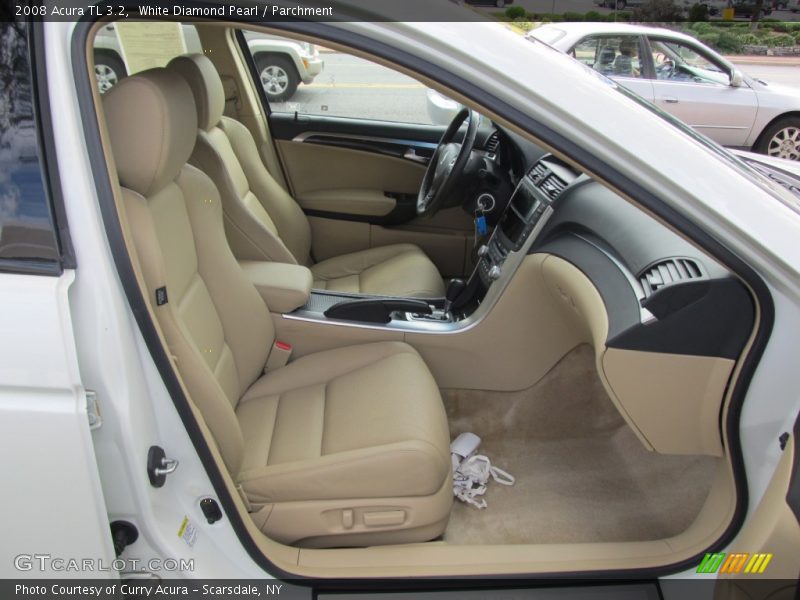 White Diamond Pearl / Parchment 2008 Acura TL 3.2