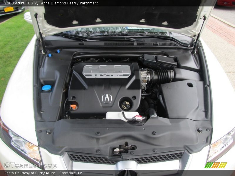 White Diamond Pearl / Parchment 2008 Acura TL 3.2