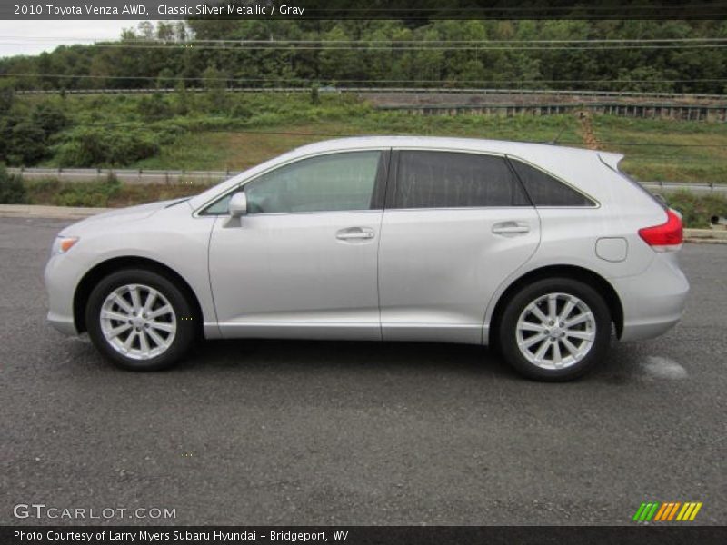 Classic Silver Metallic / Gray 2010 Toyota Venza AWD
