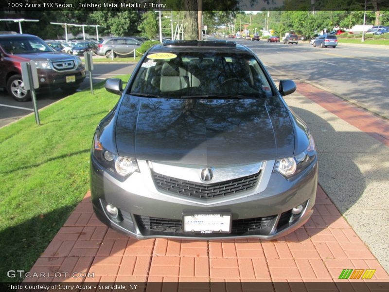 Polished Metal Metallic / Ebony 2009 Acura TSX Sedan