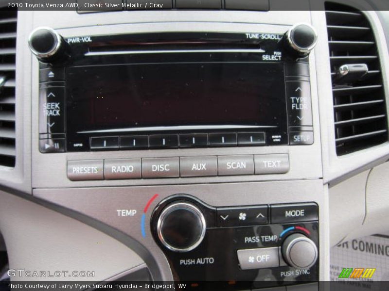 Classic Silver Metallic / Gray 2010 Toyota Venza AWD