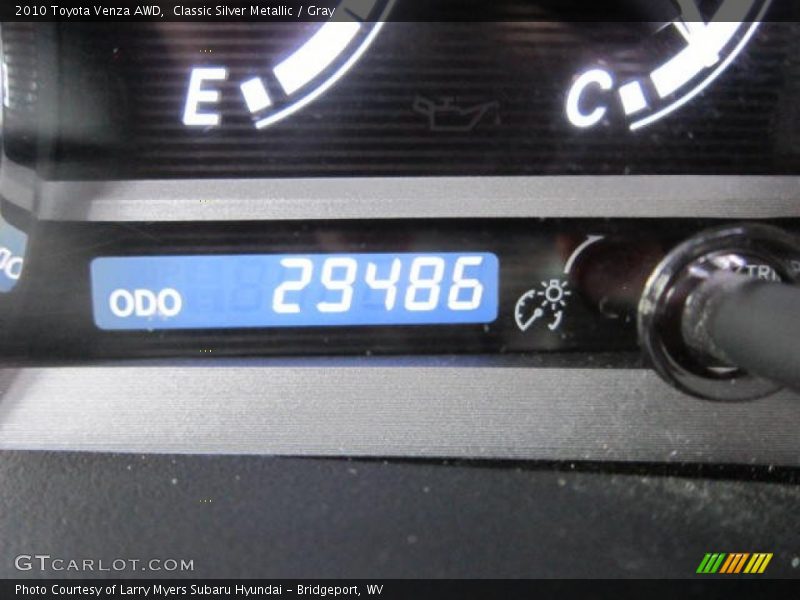 Classic Silver Metallic / Gray 2010 Toyota Venza AWD
