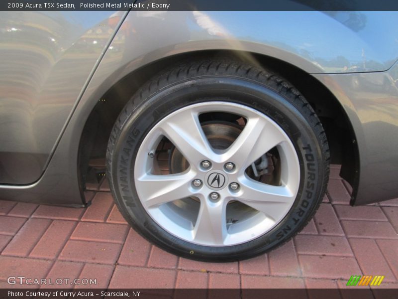 Polished Metal Metallic / Ebony 2009 Acura TSX Sedan