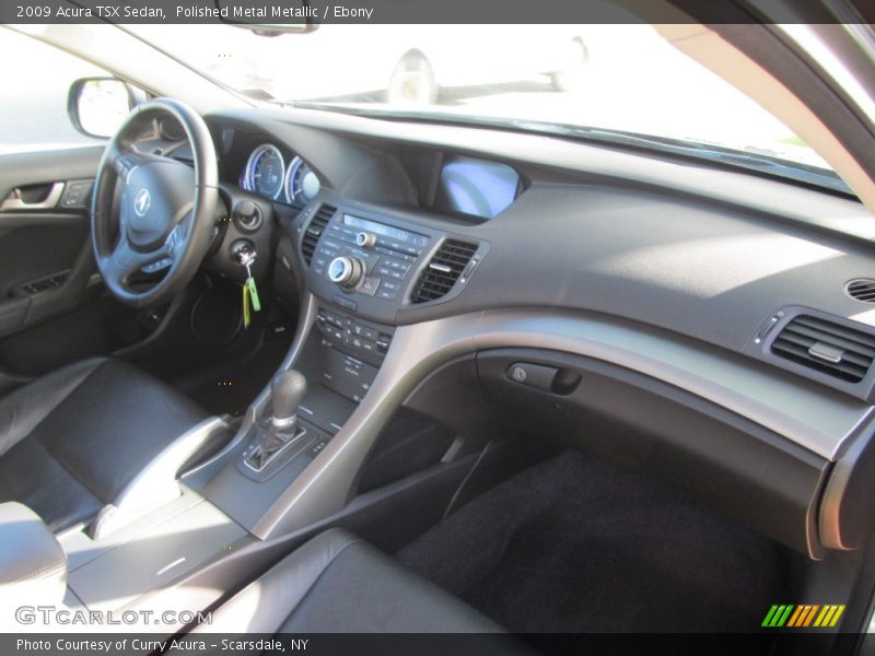 Polished Metal Metallic / Ebony 2009 Acura TSX Sedan