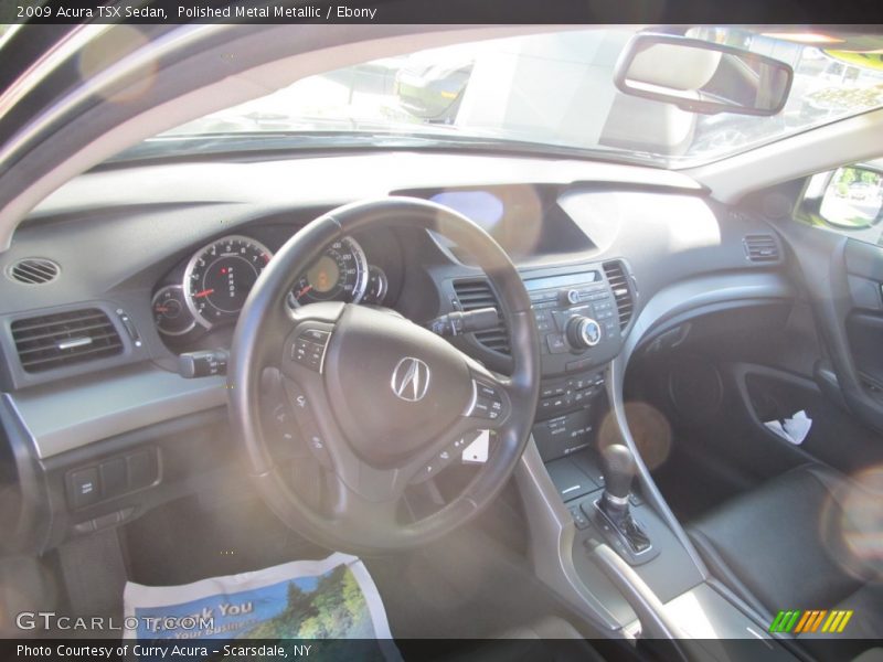 Polished Metal Metallic / Ebony 2009 Acura TSX Sedan