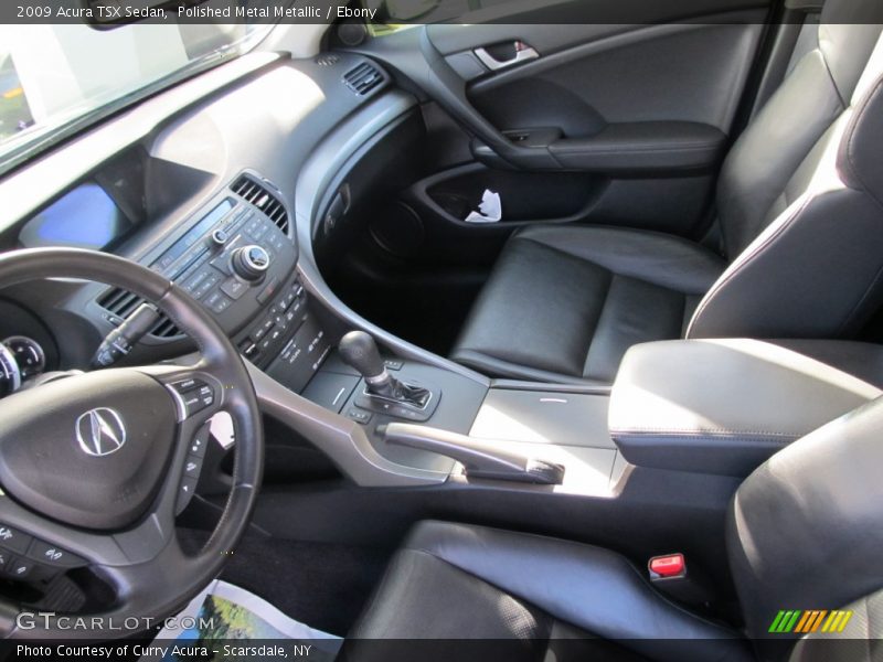 Polished Metal Metallic / Ebony 2009 Acura TSX Sedan