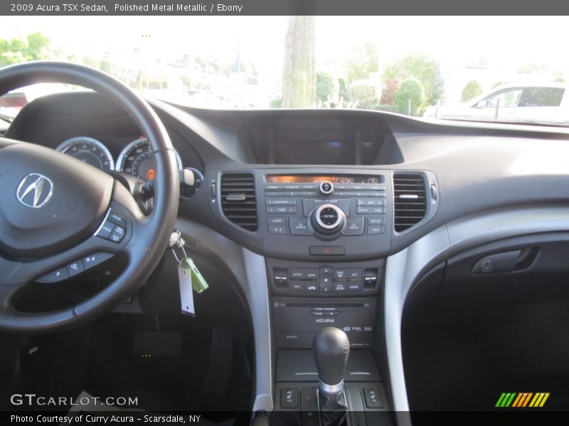 Polished Metal Metallic / Ebony 2009 Acura TSX Sedan