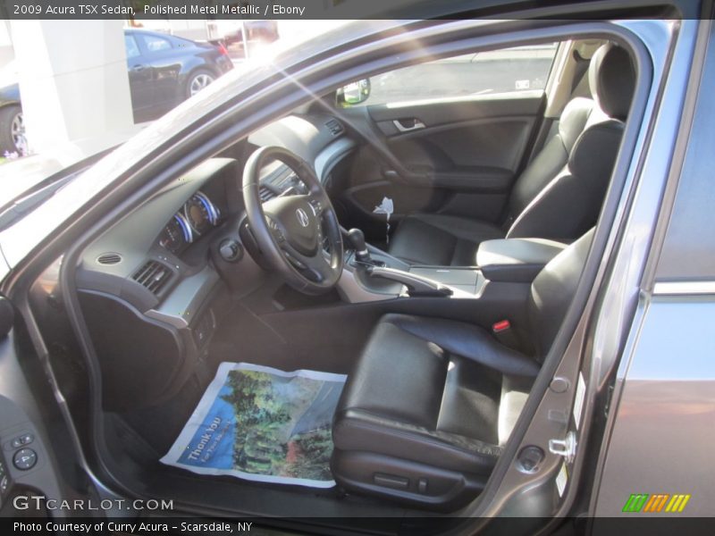 Polished Metal Metallic / Ebony 2009 Acura TSX Sedan