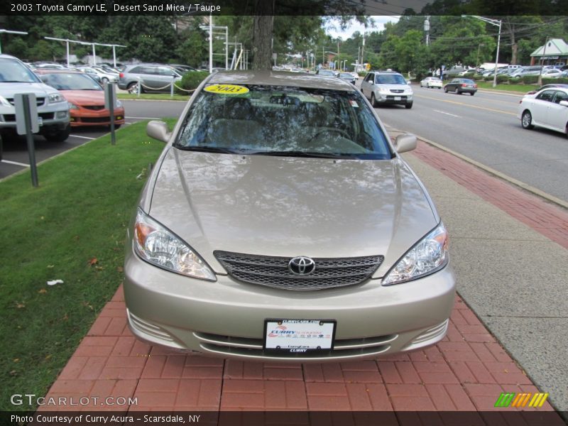 Desert Sand Mica / Taupe 2003 Toyota Camry LE